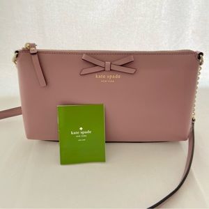 Kate Spade Mauve Pink Sawyer Street Declan Crossbody Bag